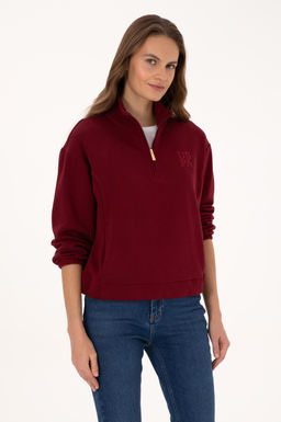 Kad_n Bordo Sweatshirt - U.s. polo assn фото 3