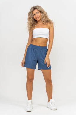 Шорты Натали 36781 из полиэстера с льном  фото 28