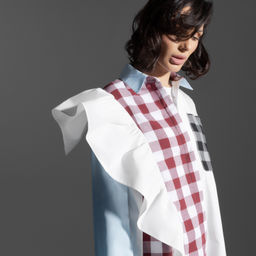 Рубашка В стиле пэчворк (фэшн) - Charutti фото 8