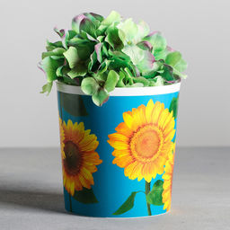 Цена за 2 шт. Кашпо для цветов «Подсолнухи», 1.6 л, 14×14 см