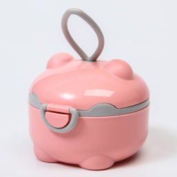 Контейнер для детского питания Мишка 1, 150 мл, розовый