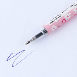 Цена за 10 шт. Ручка шариковая, синяя паста, 0.5 мм, автоматическая мини С 8 марта! - Artfox фото 3