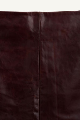 LIMITED EDITION 100% LEATHER STRAIGHT SKIRT - Zara фото 8