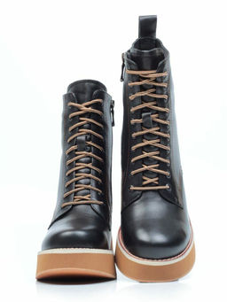 04-DMD-M7079 BLACK Ботинки зимние женские (натуральная кожа, натуральный мех) - No name фото 15