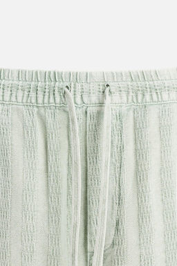 RELAXED FIT JACQUARD TROUSERS - Zara фото 40