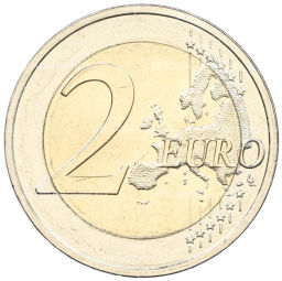 Монета 2 евро 2025 года A Германия 35 лет объединению Германии