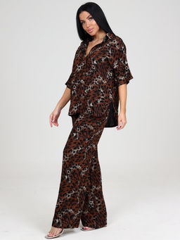 087 ЖЕНСКИЙ КОСТЮМ (брюки) (Коричневый) - А-дина фото 4