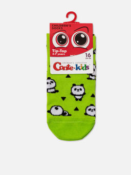 Цена за 2 пары Conte-kids Хлопковые носки TIP-TOP с рисунками салатовый