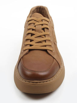 05-N52567-20 LT. BROWN Полуботинки демисезонные мужские (натуральная кожа (нубук)) - Фабричный китай фото 5