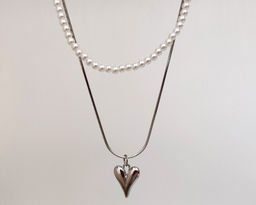 Двойное колье - бусы