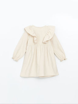 Bisiklet Yaka Kadife K?z ?ocuk Elbise - Waikiki фото 2