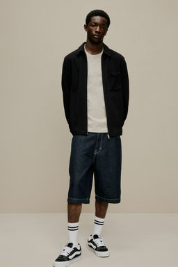 Chaqueta camisera gofrada Regular Fit