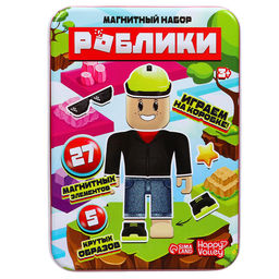 Магнитный набор Роблики, в жестяной коробке - Happy valley фото 9