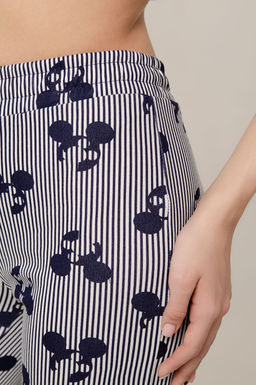 Арт. 9168 Пижама с брюками 42-50 (5 шт) Цвет:верх- синий, белый, низ-синий, белый - Калинка фото 9