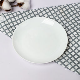 Тарелка десертная круглая 19,5 см WHITE-ELEGANCE стеклокер. арт. PO-195E (115679)