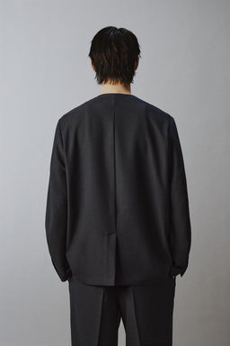 PANTAL?N TRAJE RELAXED FIT / Antracita oscuro - Zara фото 13