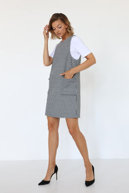 Сарафан мини с карманами - Looklikecat фото 3