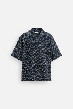 SHIRT WITH CONTRAST EMBROIDERY - Zara фото 7