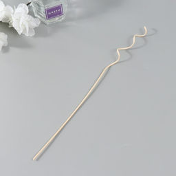 Цена за 2 шт. Палочки для аромадиффузора из ротанга «Спиральки и шарики», набор 6 шт.