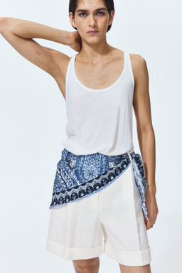 Pantal?n corto con pa?uelo - H&m фото 3