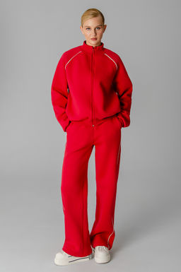 Арт. 2916 Костюм с начесом женский 44-52 (5 шт) Цвет:красный