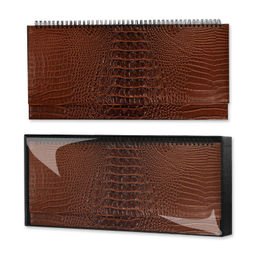 Планинг недатированный ESCALADA, 390х180 мм, 64 л., арт. 67183/ 10 АЛЛИГАТОР КОРИЧНЕВЫЙ