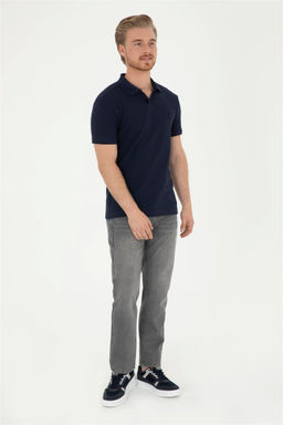 Мужская темно-синяя футболка - U.s. polo assn фото 4