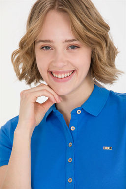 Женское трикотажное платье Saks с воротником-поло Неожиданная скидка в корзине - U.s. polo assn фото 2