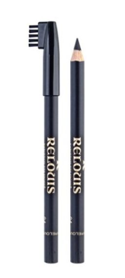 RELOUIS Карандаш контурный для бровей 04 чёрный