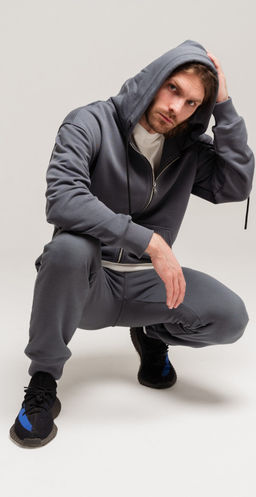 Брюки BM49 серый