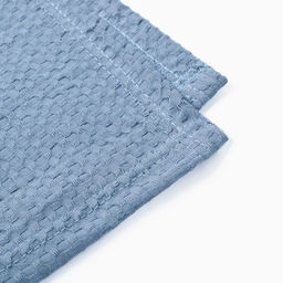 Плед вафельный «Этель» Waffle, 180×240 см, вафля 195 г/м², синий