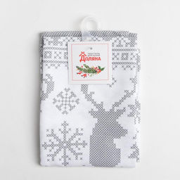 Цена за 2 шт. Полотенце Доляна Сканди стиль 40х70 см, 100% хлопок, 164 г/м2 фото 4