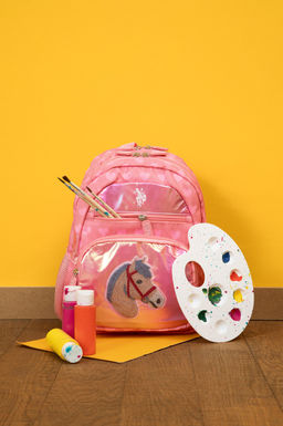 K_z _ocuk Pembe Okul _antas_ Sepette S_rpriz _ndirim