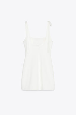 SHORT DRESS WITH BOWS - Zara фото 7