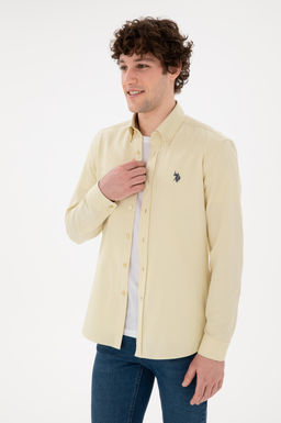 Erkek A__k Haki Uzun Kollu Basic G_mlek Sepette S_rpriz _ndirim - U.s. polo assn фото 2