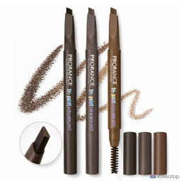 Карандаш автоматический для бровей 22 темно-коричневый - Auto Eyebrow Pencil Color 22 Dark Brown, 0,2 гр