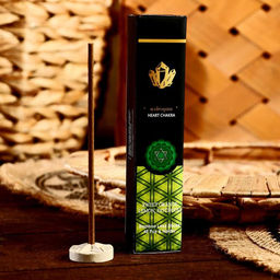 Ароманабор Chakra, набор 40 палочек, с подставкой, сладкий апельсин, лимон, пачули