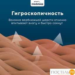 MEDSLEEP CAMEL WOOL Одеяло 200х220, 1пр., микробамбук/шерсть/микроволокно  фото 16