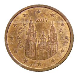 2 евроцента 2017 года Испания