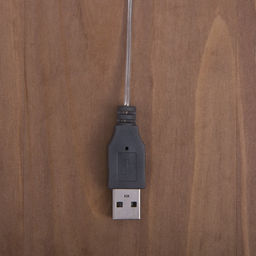Гирлянда Нить 3 м с насадками Ёлки, IP20, прозрачная нить, 20 LED, свечение мульти (RG/RB), мигание, USB - Luazon lighting фото 5