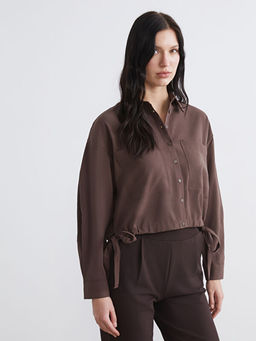 Ba?c?kl? Oversize Kad?n G?mlek