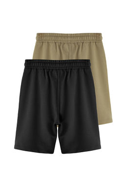 Bebe Mavisi-Lacivert 2li Erkek Cocuk Pamuklu Bask?l? Orme Sort TKDSS25SR00004 - Trendyolmilla фото 7