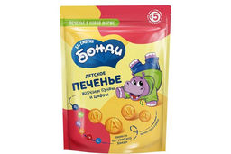 Цена за 5 шт. Бегемотик Бонди, детское печенье Изучаем буквы и цифры, 80 г