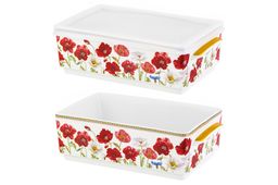 Набор 2 блюд д/холодца 800 мл 20*12,5*11,5 см Маки - Elan gallery фото 3