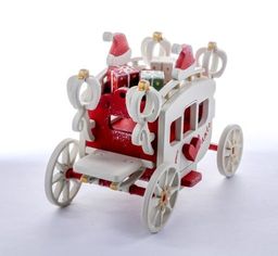 Новогоднее украшение интерьера: Карета крытая 3020 Heart Santa - Idh фото 3
