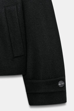 SHORT COAT WITH HIGH COLLAR - Zara фото 10