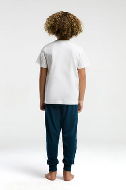 Erkek _ocuk Beyaz Pijama Tak_m_ Sepette S_rpriz _ndirim - U.s. polo assn фото 3