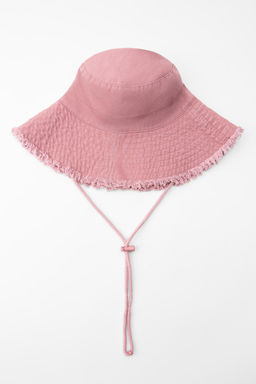 FRAYED BUCKET HAT - Zara фото 4