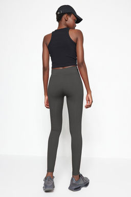 TRENDYOLMILLA Siyah Seamless/Dikissiz Tam Boy Orme Spor Tayt TWOAW20TA0071  фото 7