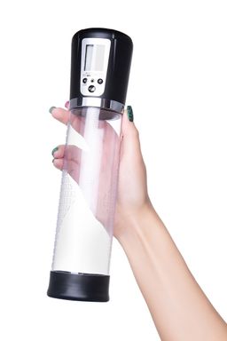 Автоматическая помпа для пениса Sexus Men Expert Alrik, ABS-пластик, черная, 29 см  фото 5